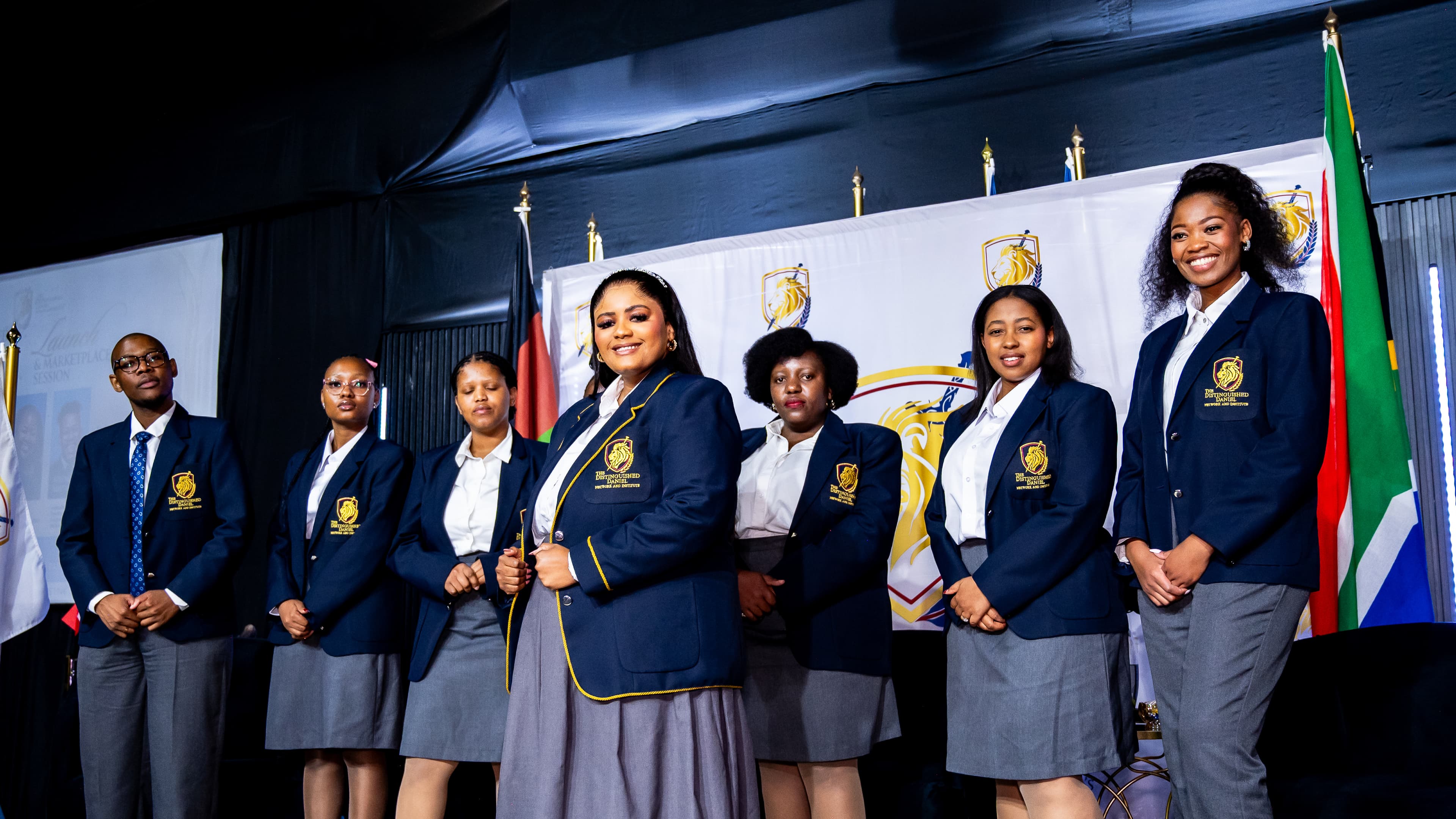 The committee standing together at the official launch